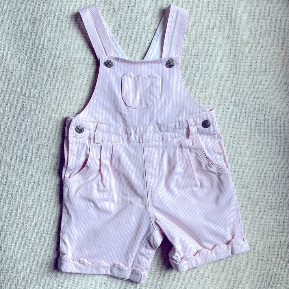 Tartine et Chocolat short overalls, sz 18 months